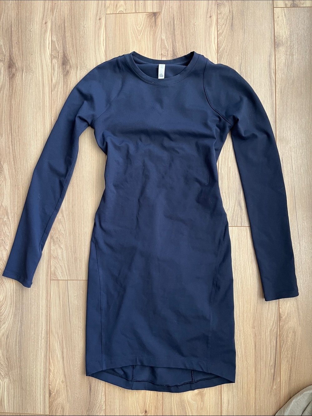 lululemon athletica Navy Long Sleeve Crewneck Dress